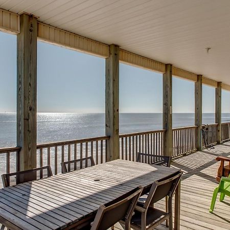 Marisol - Pet Friendly And Gulf Front! Enjoy The Large Deck With Amazing Views! Home Dauphin Island Esterno foto