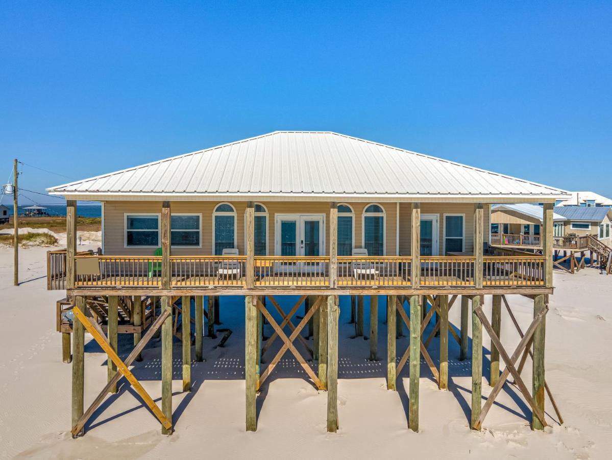 Marisol - Pet Friendly And Gulf Front! Enjoy The Large Deck With Amazing Views! Home Dauphin Island Esterno foto