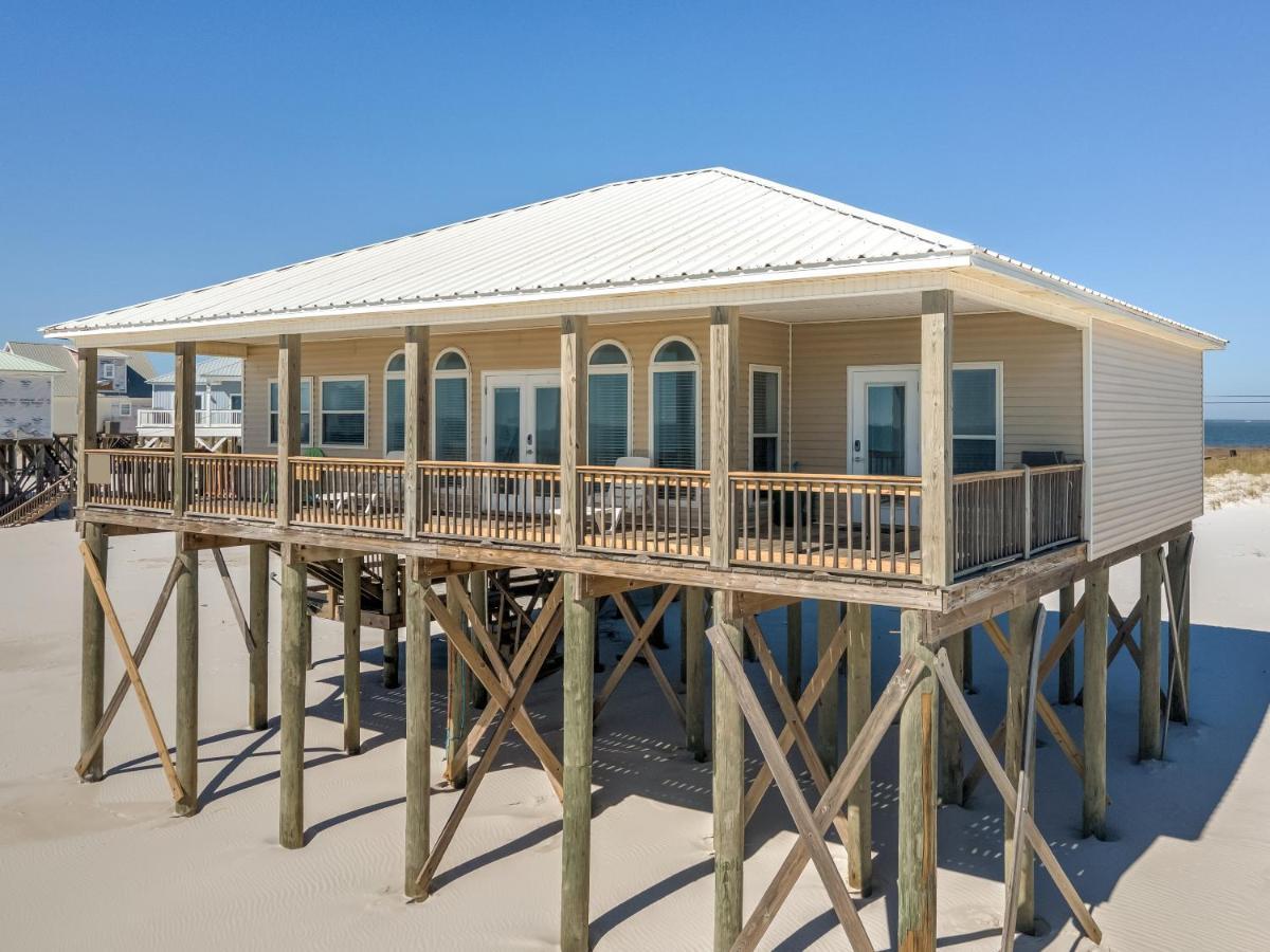 Marisol - Pet Friendly And Gulf Front! Enjoy The Large Deck With Amazing Views! Home Dauphin Island Esterno foto
