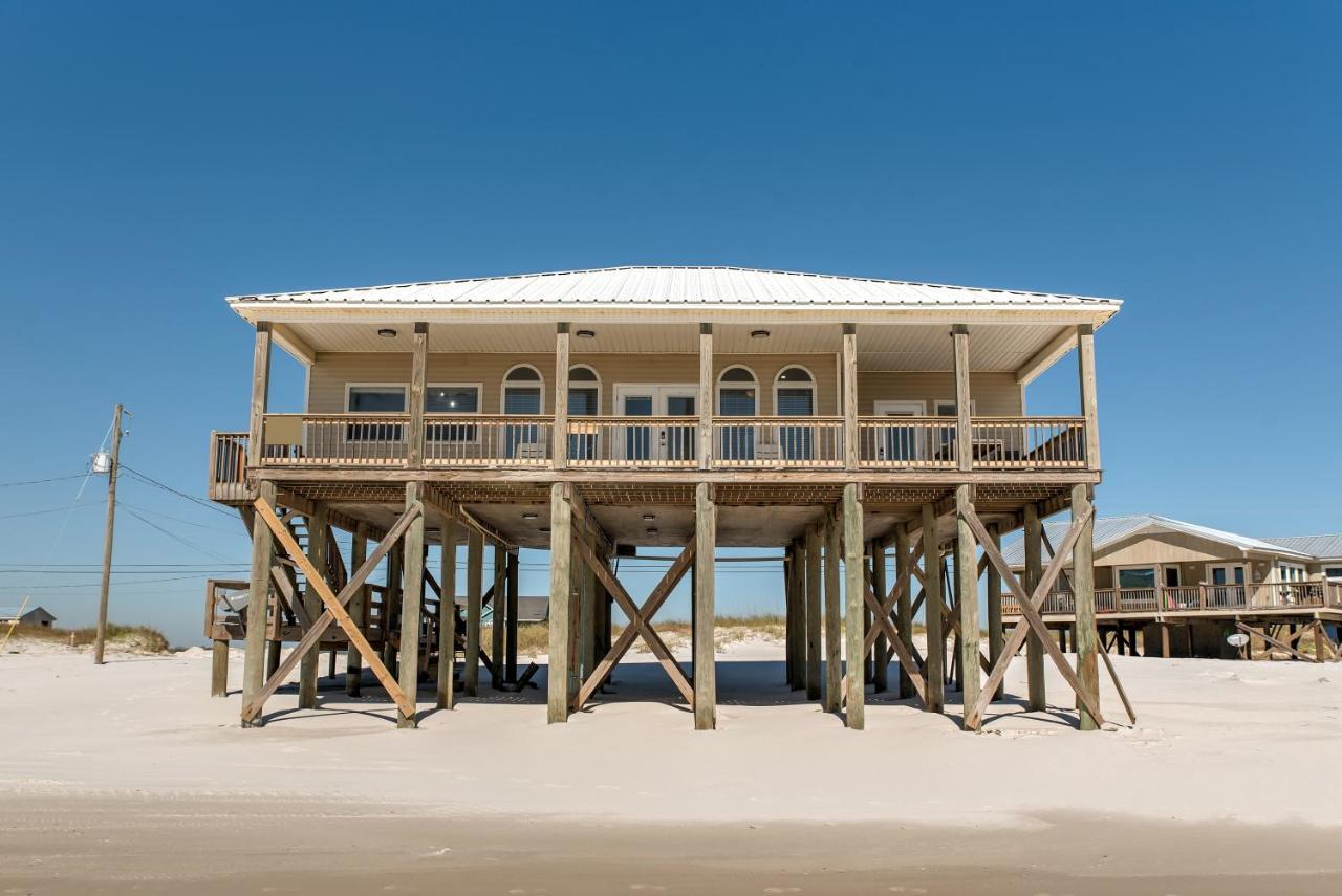 Marisol - Pet Friendly And Gulf Front! Enjoy The Large Deck With Amazing Views! Home Dauphin Island Esterno foto