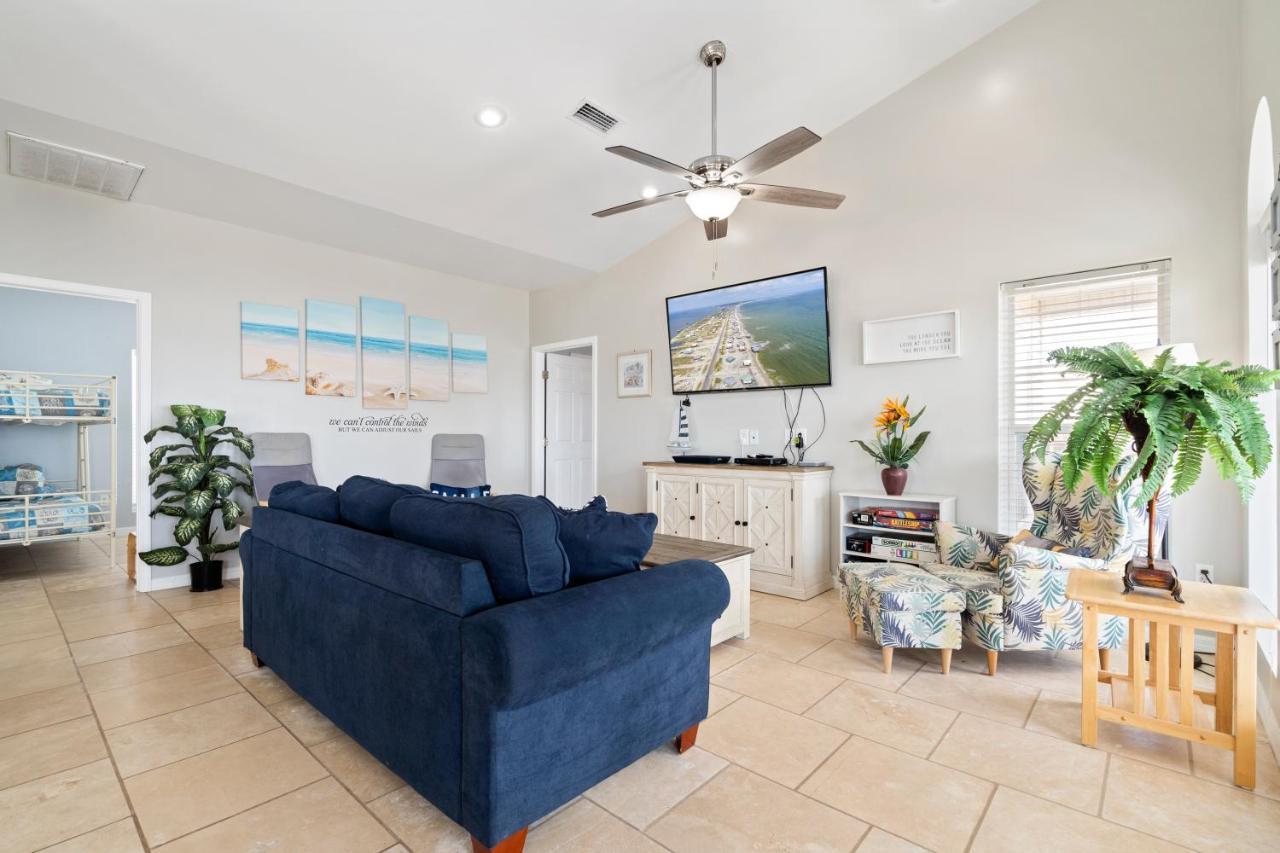 Marisol - Pet Friendly And Gulf Front! Enjoy The Large Deck With Amazing Views! Home Dauphin Island Esterno foto